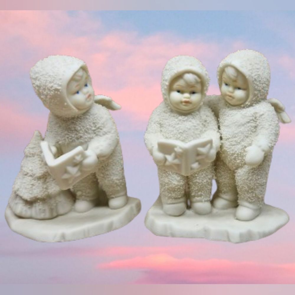 Dept 56 Snowbabies "Twinkle Little Star" Double Figurine Set